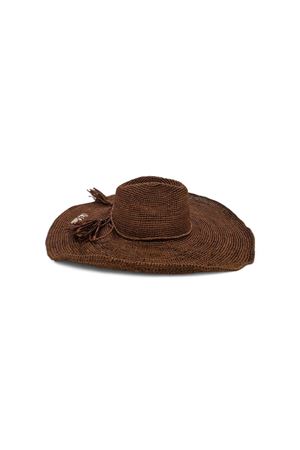 Cappello A Secchiello In Raffia Con Tesa Larga MC2 SAINT BARTH | Cappello | RAFW00100246L
